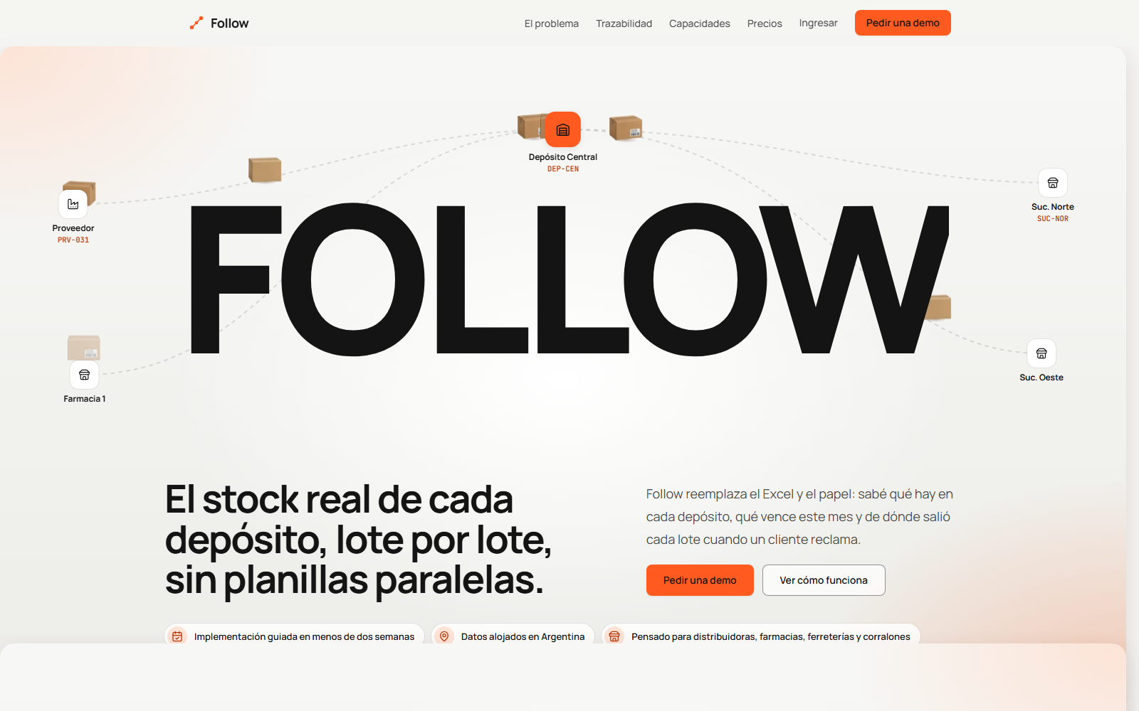 Landing de Follow — follow.amcode.com.ar